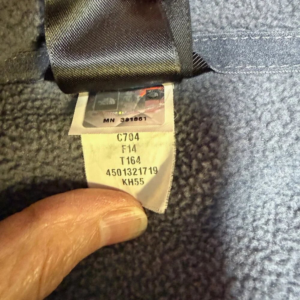 The North Face Men’s TKA‎ Glacier Full Zip Fleece XL Gray EUC